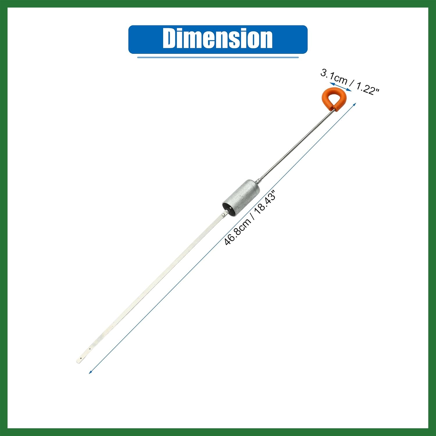 Motoforti Engine Oil Level Indicator Dipstick for Honda CR-V 1997-2001 No.15650-P3F-A00 Long-lasting