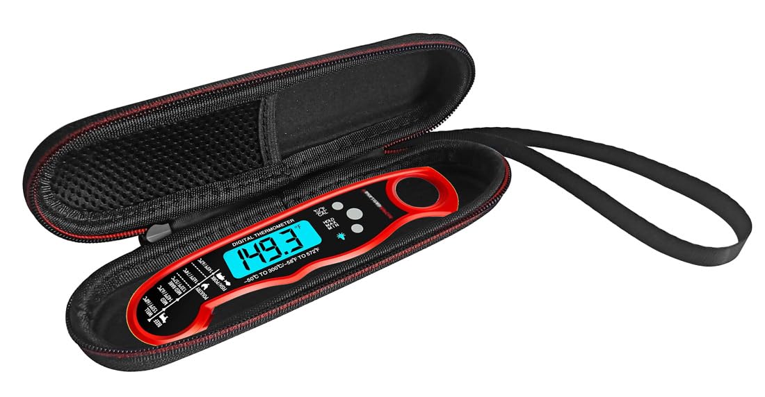 FitSand Hard Case Compatible for Alpha Grillers Meat Thermometer Digital - Instant Read Food Thermometer