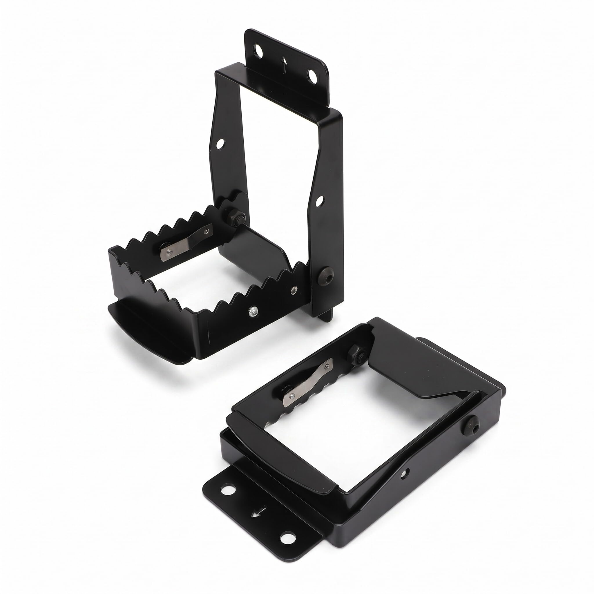Repose-pieds pour Passager de VTT, Repose-pieds Pliables Universels, Pédale de Remplacement en Métal pour Sportsman Scrambler, pour Grizzly, pour Foreman, Robuste