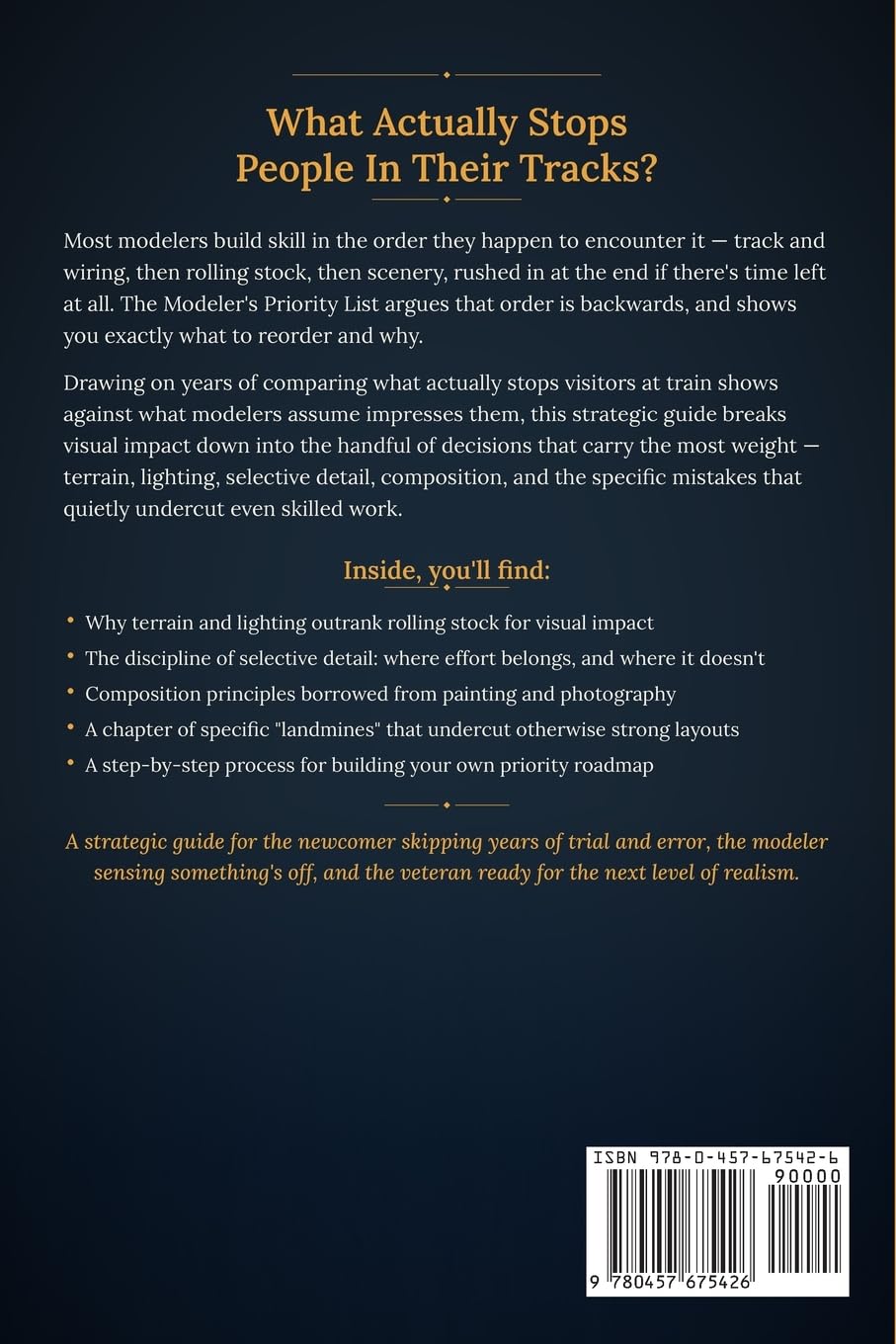 THE MODELER'S PRIORITY LIST