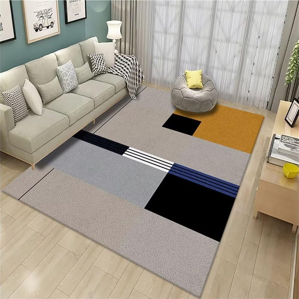 Tapis de salon de conception géométrique haut de gamme 160X230CM