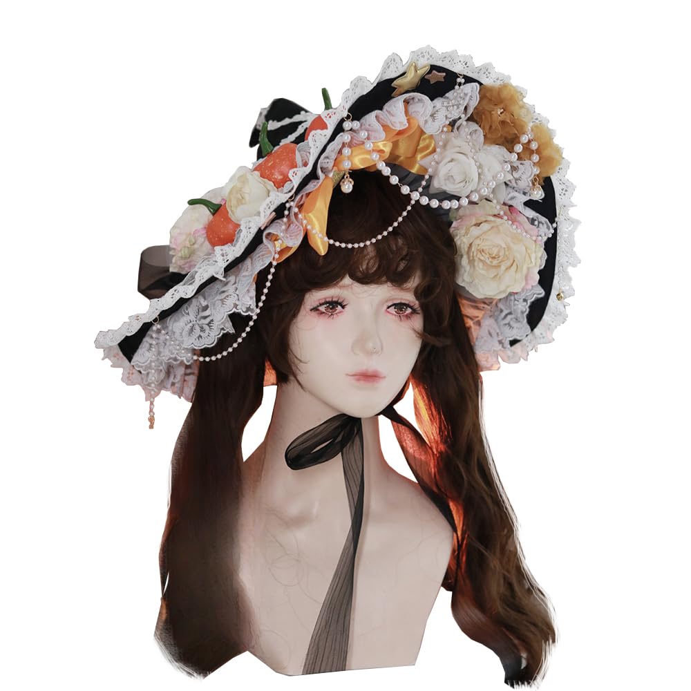 Amazon.co.jp: [hurtbasuketto] 魔女ハット 魔女帽子 仮装グッズ