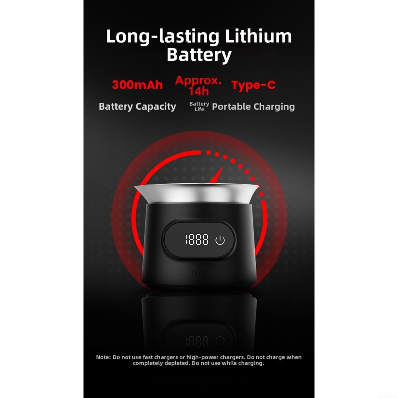 Digitale Espresso-Kaffee-Waage mit 100 ml Tropfbecher, 0,1 g Präzisions-LED-Anzeige zum Brauen