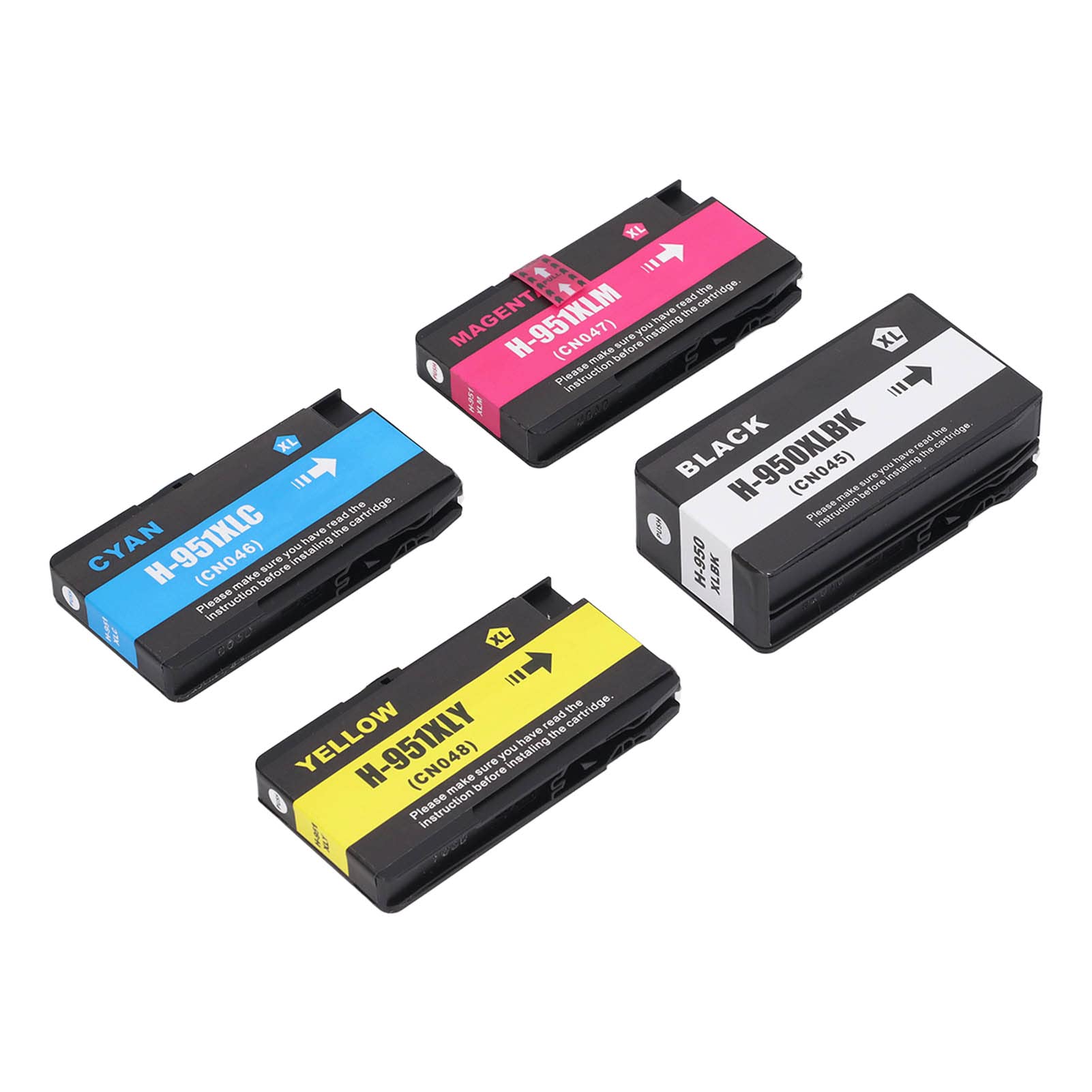 Domary Confezione da 4 Cartucce D'inchiostro, Sostituzione Ad Alta Resa per | 1000 Pagine Nere, 700 Pagine a Colori, Materiale ABS, per Officejet Pro 8600 8610 8620