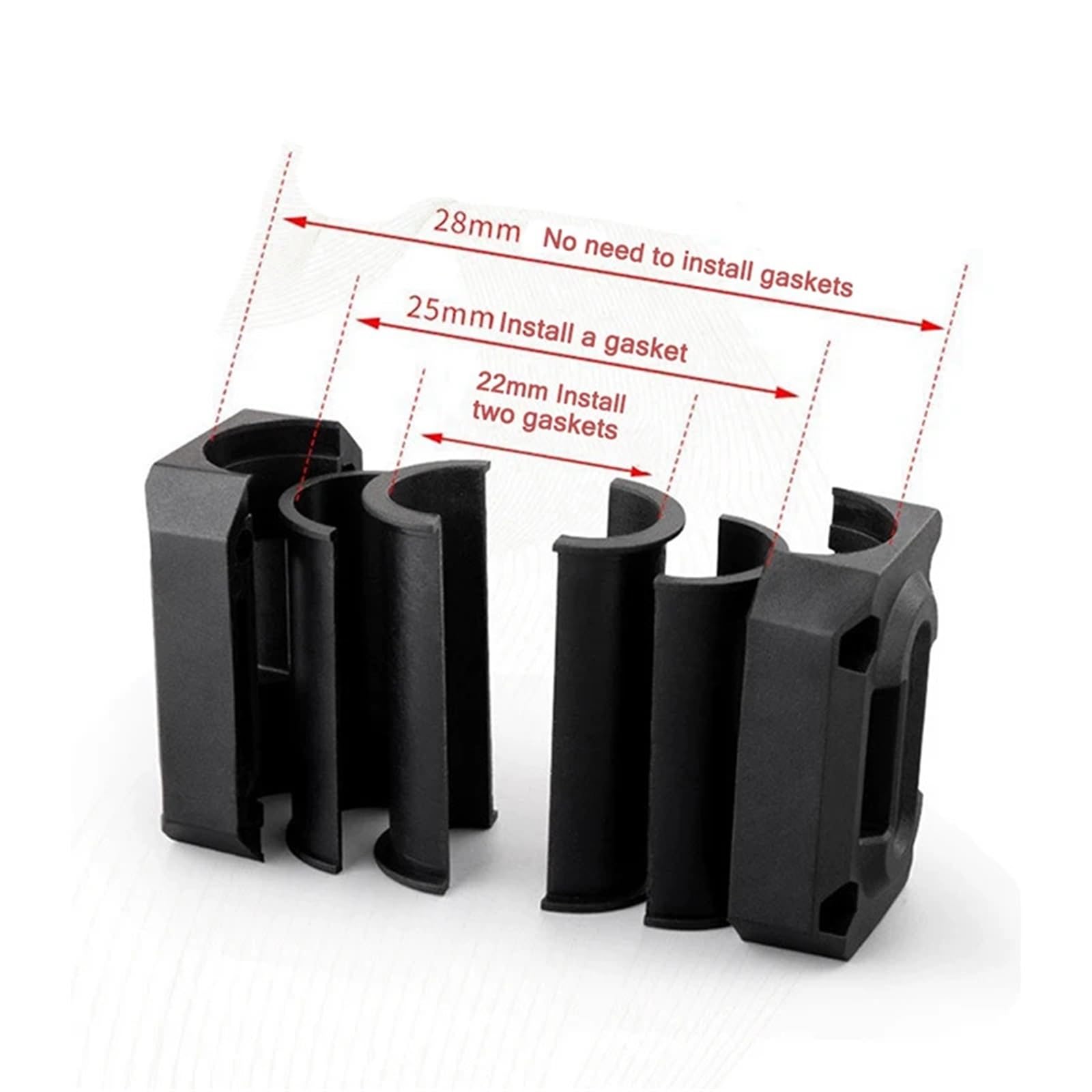 adapter podpórki Pasuje do Voge 900DS DS900 DS900X 900 DSX DS 2024 2025 Osłona silnika motocykla Dekoracyjny blok Crash Bar(NOLOGO 2)