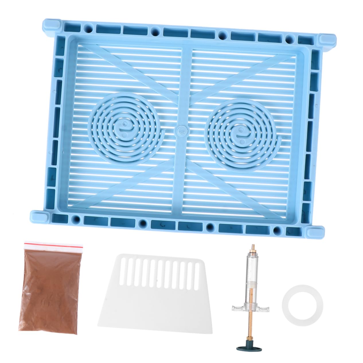 Lurrose Set Artigianale Facile da Pulire, Raccoglie la Cenere a Cono Stampo per Incenso in Plastica Blu Colore Casuale per Incensi per Meditazione e Ambiente Domestico