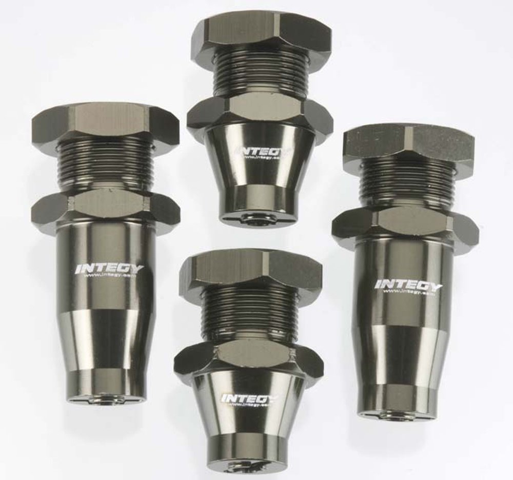 Integy RC Upgrades for Traxxas 2WD, Extended Wheel Hub 23mm Hex for Traxxas 1/10 Stampede 2WD, Rustler 2WD, Bandit