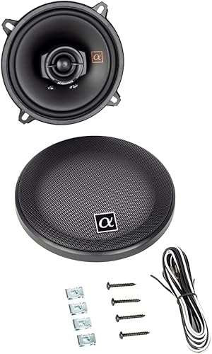 Miniatura 2 de Alphasonik 1 par de NS52 Neuron Series 5.25" (300 vatios máximo para el par) 150 vatios máximo por altavoz, altavoz de audio de coche de 2 vías de