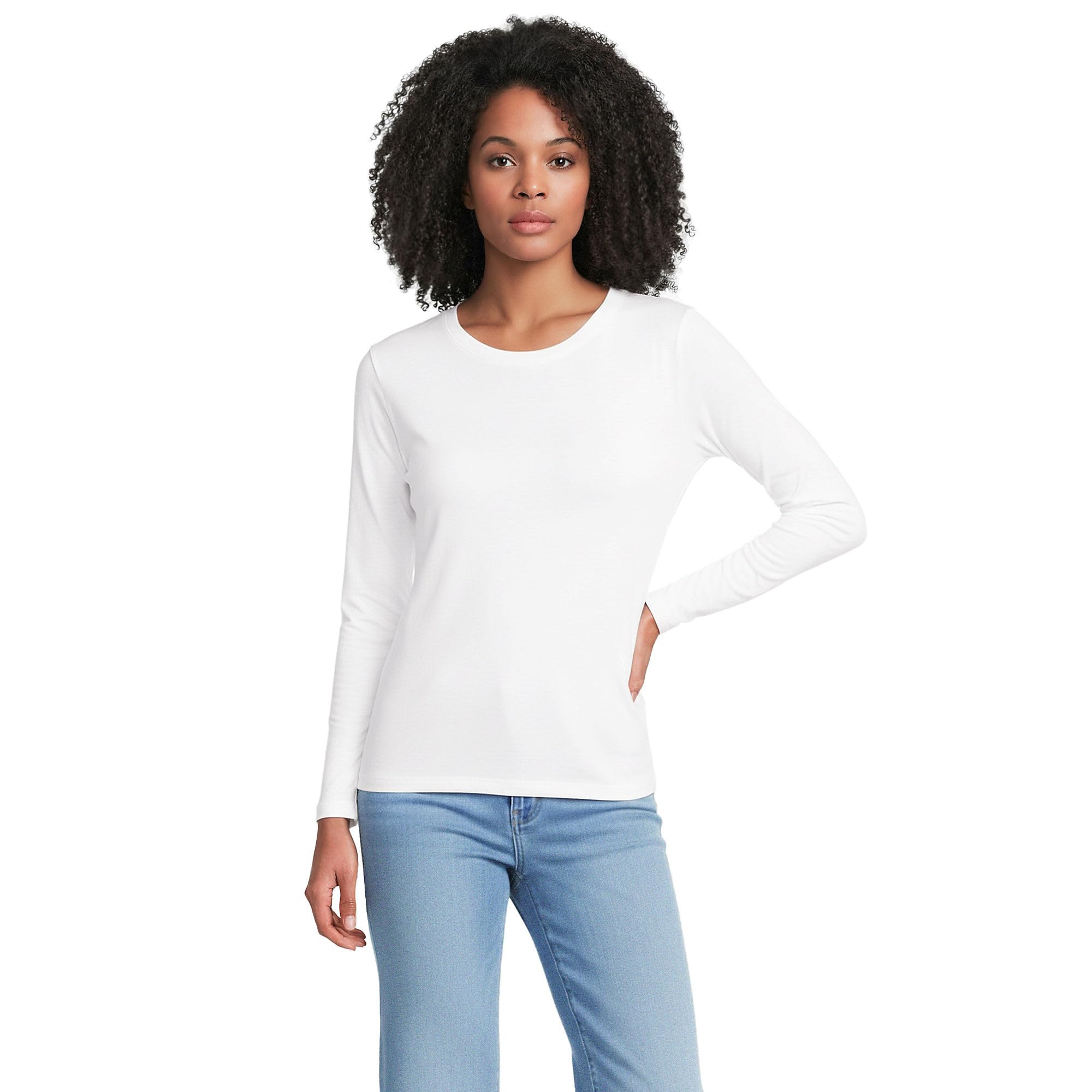 Lands' End Women's Supima Long Sleeve Crew Tee