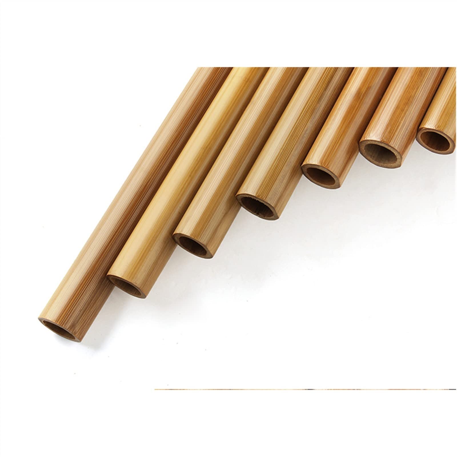 Panflöten Bambus 22 Pfeifen Handgefertigte Musikinstrumente Holzbläser Panflöte (Color : Right)