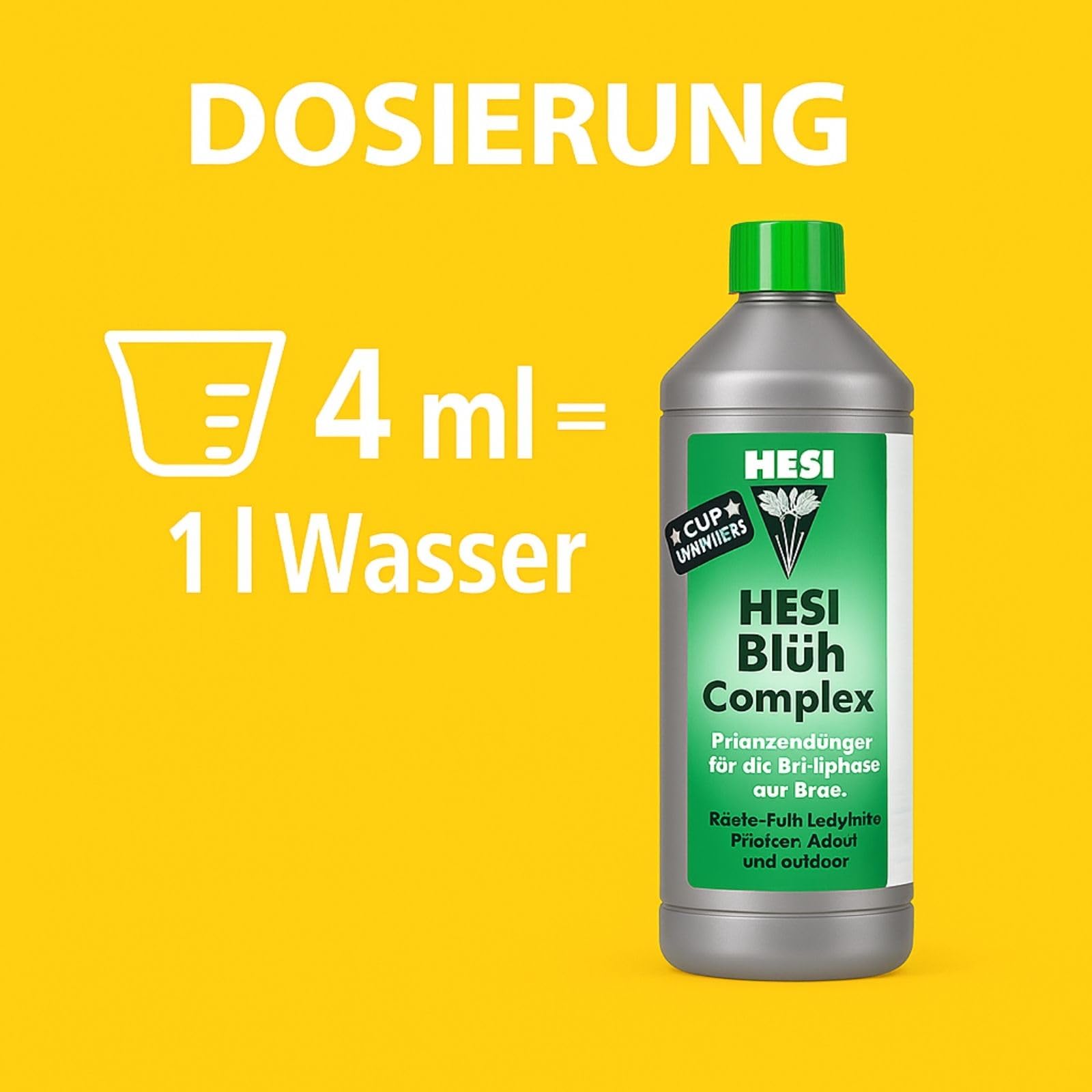 Weedness Hesi Blüh Complex 5 litrów do fazy kwitnienia – nawóz naturalny nawóz do roślin pokojowych bio płynny organiczny