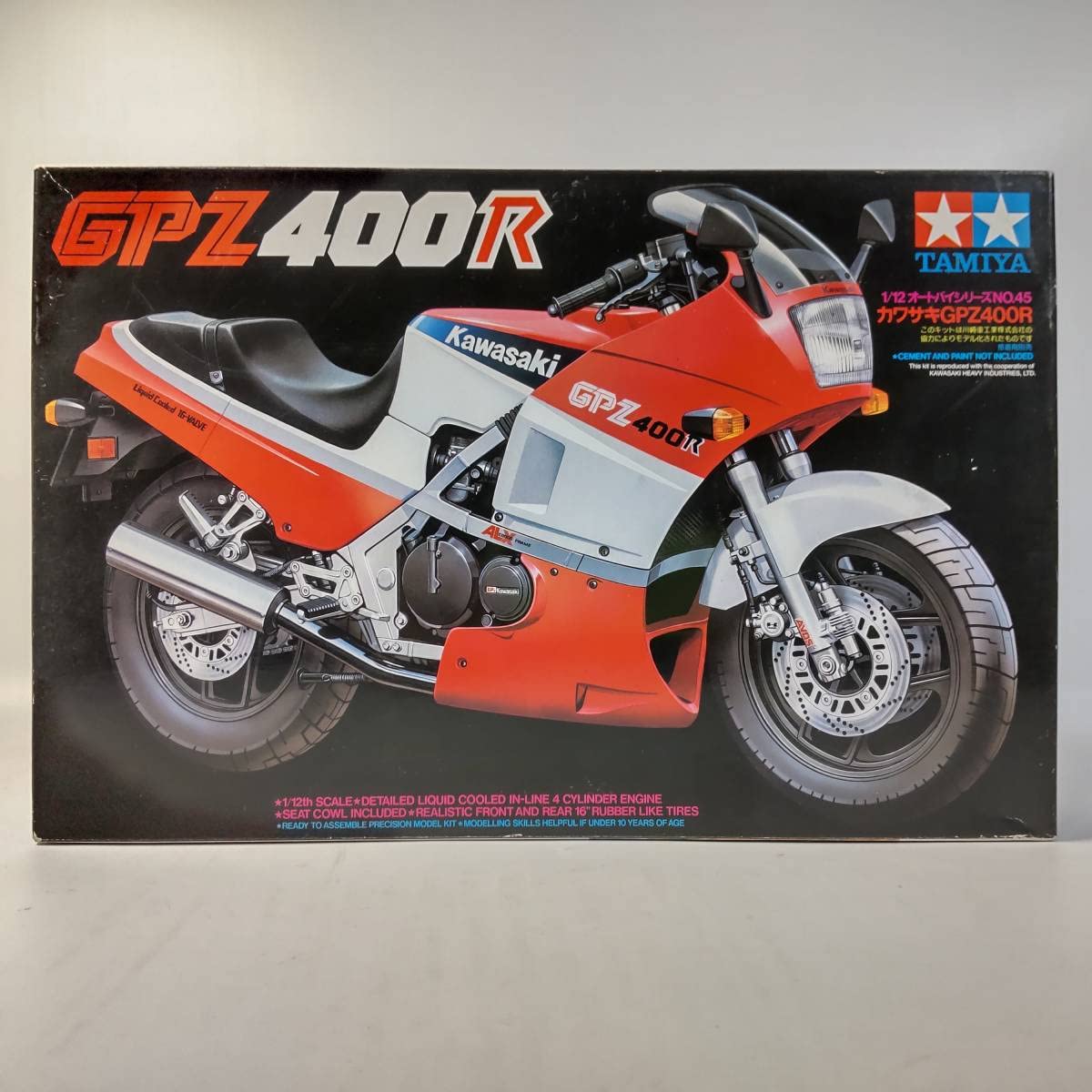 タミヤ 1/12 カワサキ GPZ400R プラモデル 完成品