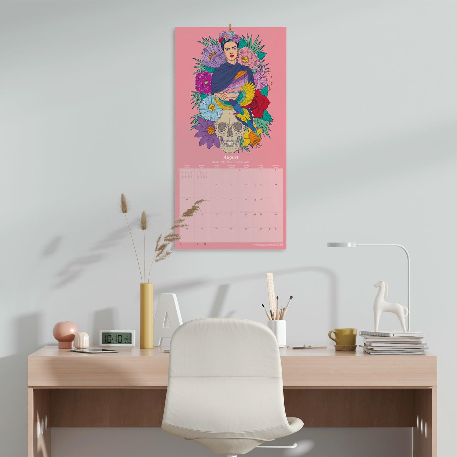 Grupo Erik Desk Calendar 2026 - Travel Calendar 2026 Month To View | Monthly Desk Planner, Desktop Gifts Under 10 Pounds | Travel Gifts For Friends