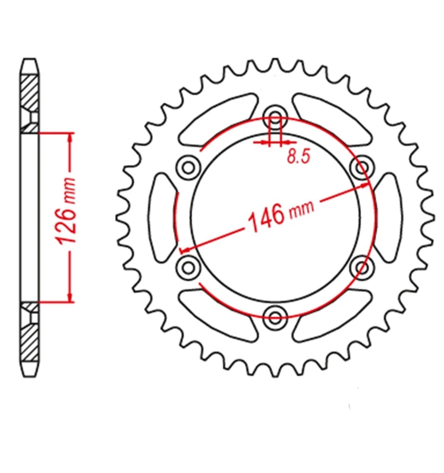 Motocicleta Piñón para Suzuki DR-Z400 E S DRZ400 DR-Z DRZ 400 2000-2019 Piñón/Corona De Motocicleta 520 CNC 14T/47T 15T/41T 15T/44T (Delantero Y Trasero)(47T)