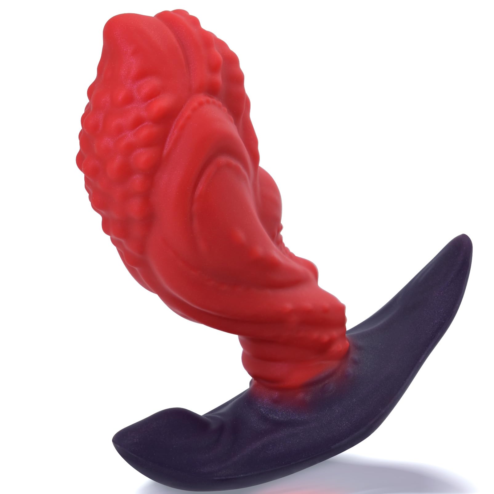 Anal Plug Butt Plug with Safe T-Shaped Base Mixed-Color Silicone Monster Dilator Prostate Massager Sex Toy for Women