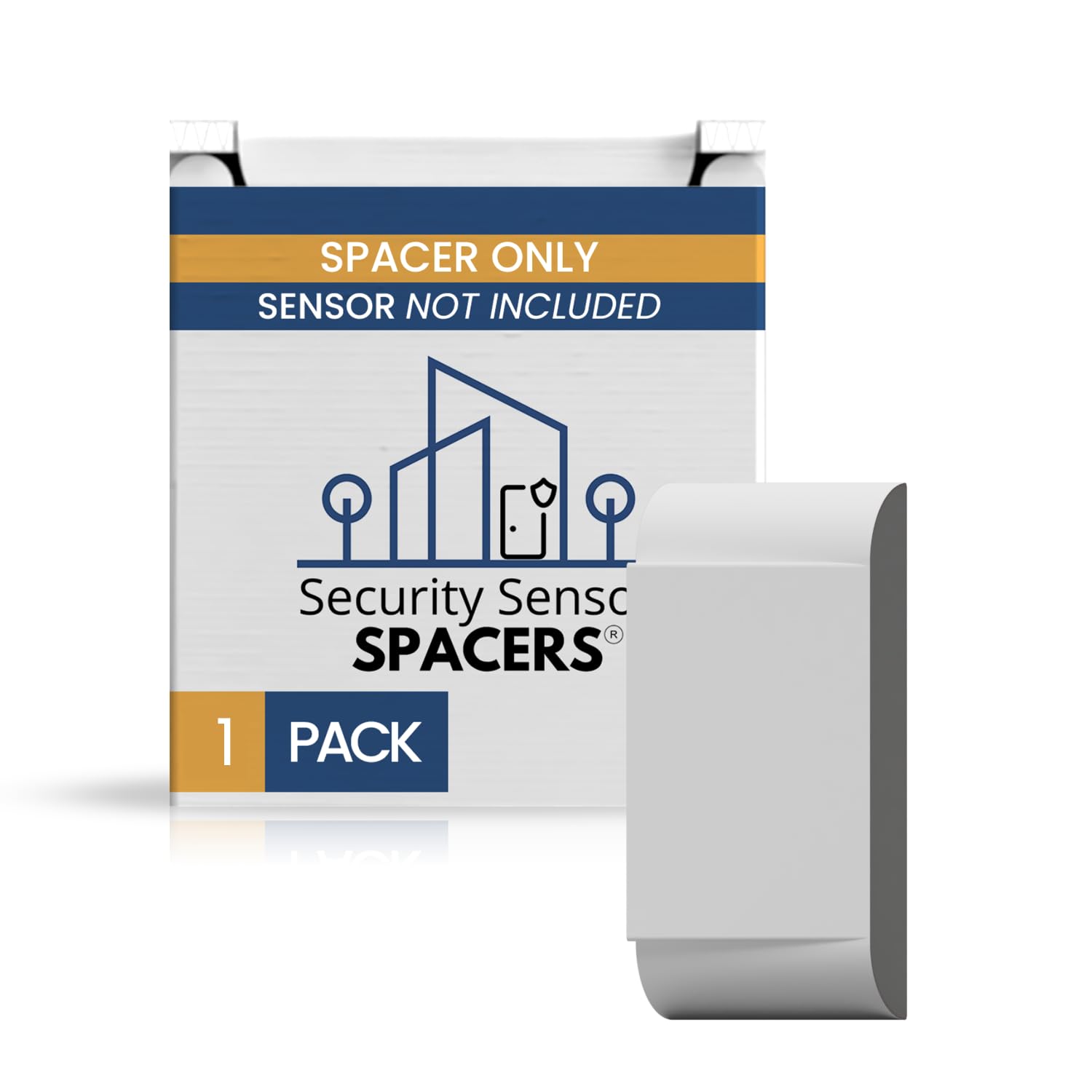 Ring Alarm Magnet Riser | 1 Pack with 3M Adhesive - Easy Mount to Any Doorway, Window, and Entryway | Ring Sensor/Magnet Not Included (1 inch)