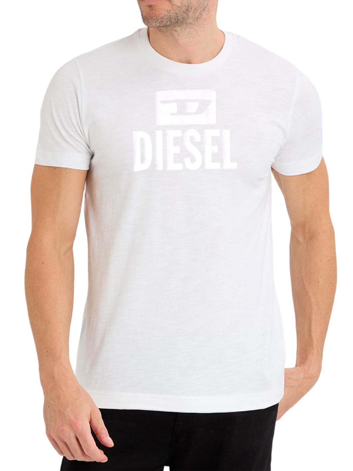 Diesel T-Shirt Bianca Uomo Diego