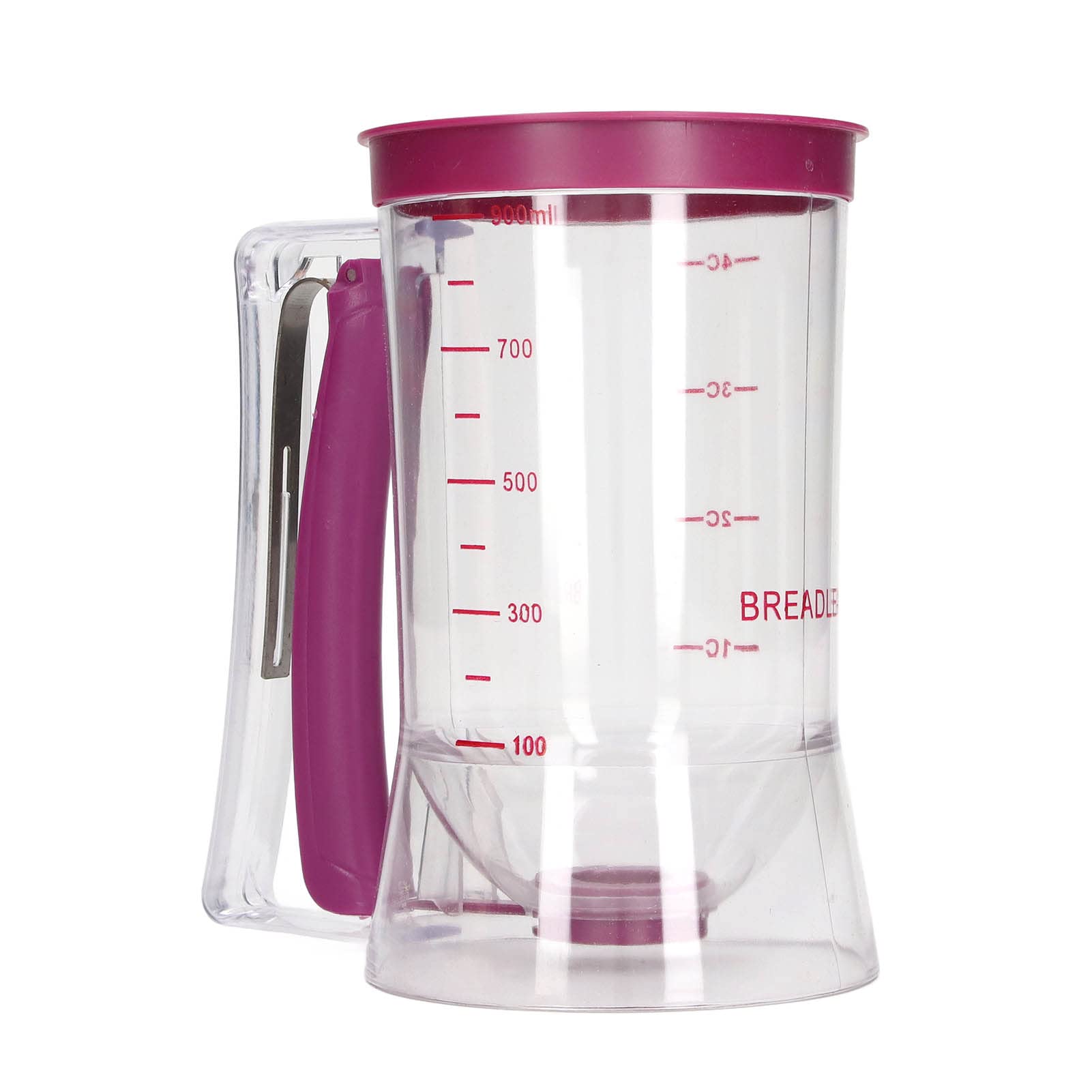 NDNCZDHC 900ml Pancake Batter Dispenser Abs Batter Separator with Measuring Label Kitchen Baking Tool for Cupcakes Waffles