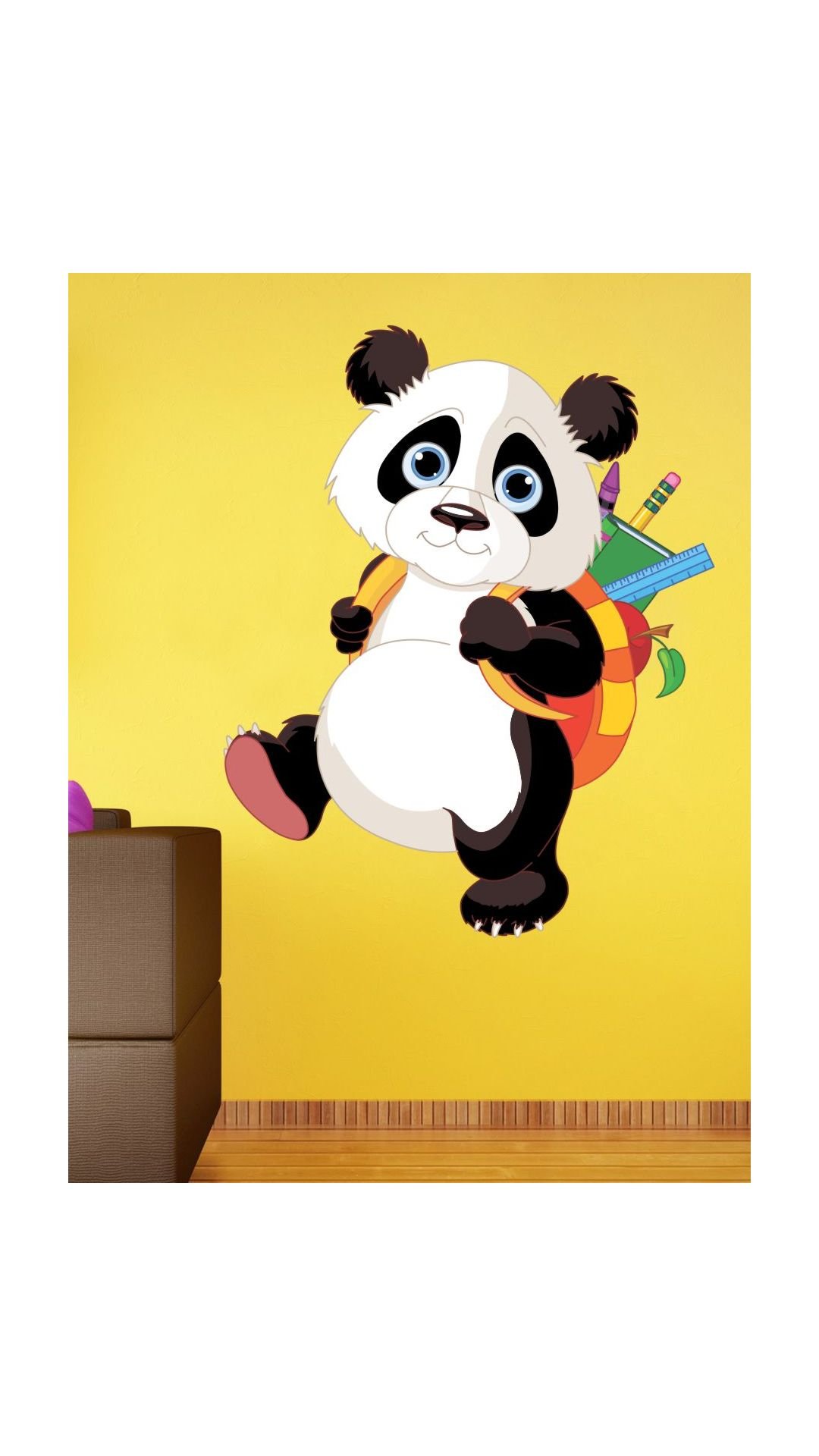 ESP Creation Student Panda Mulitcolor Removable Decor Mural Wall Stickers Decal Mural Wall Stickers Decal (B0754KT8YD) Amazon Price History, Amazon Price Tracker