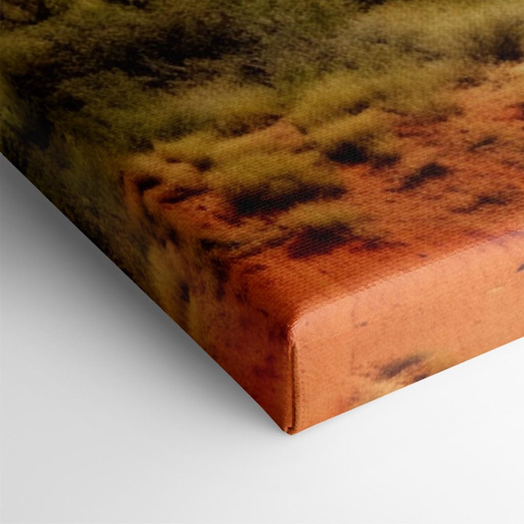 Canvas for Living room. Desert Majesty: Where Red Rocks Meet the Brilliant Blue Sky, 27 x 18 inch Canvas Wall Art - Ready to Hang - 69x46 cm (27x18 inch)