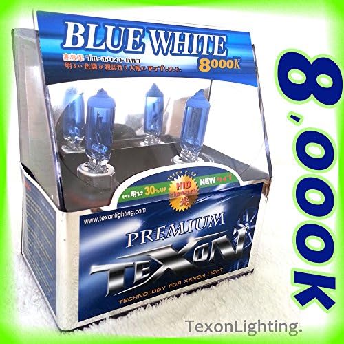 TEXON PREMIUM 9006 HB4 12V 80W HID XENON 8000K BLUE-WHITE REPLACEMENT HALOGEN