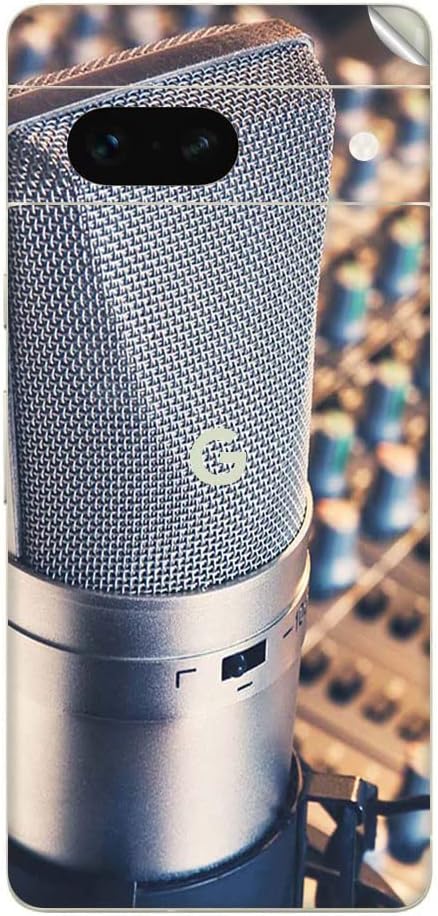 GADGETS WRAP Printed Vinyl Skin Sticker Decal for Google Pixel 7 - Studio Microphone Multicolor