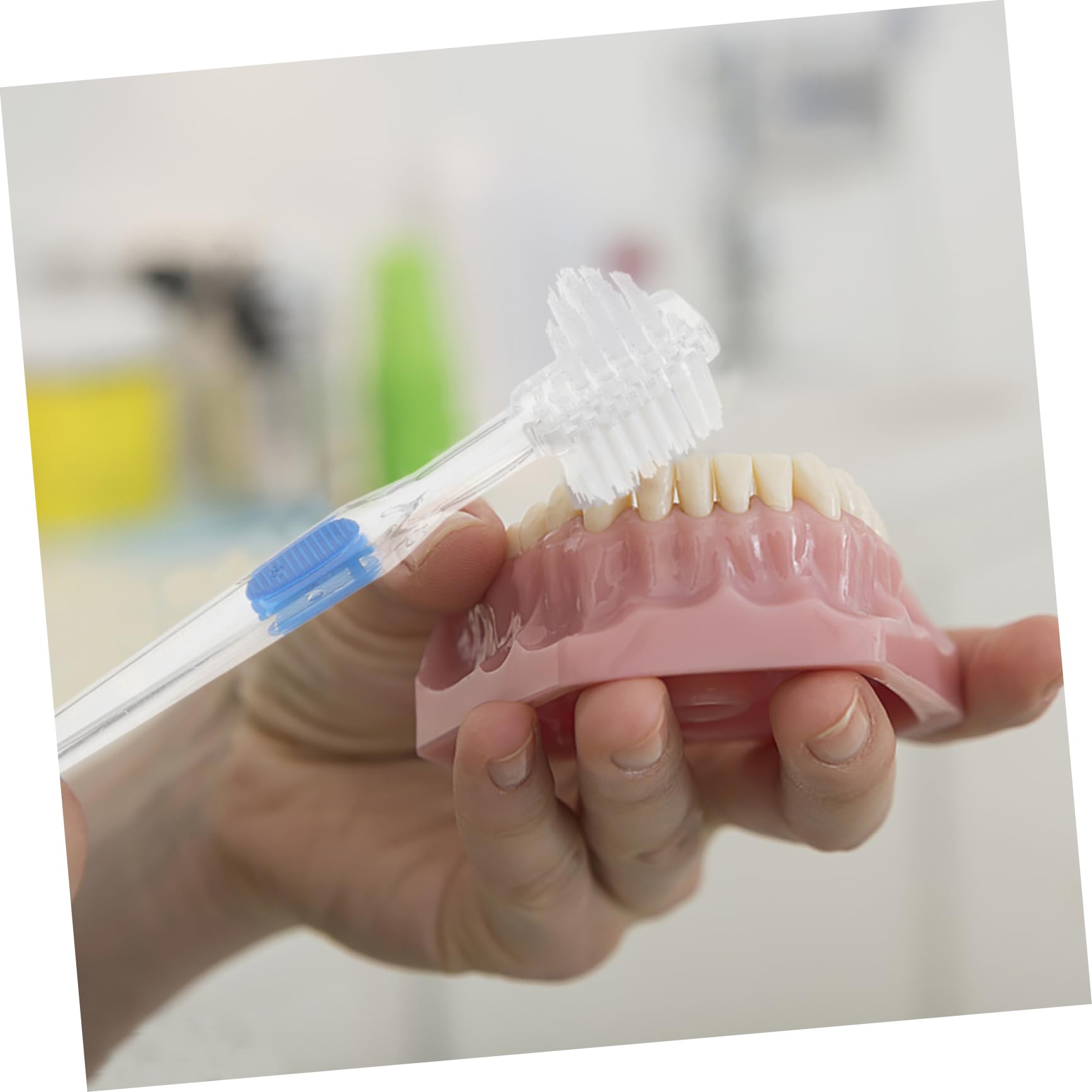 Healvian 5 Set Di Spazzole Doppie Grandi E Piccole Con Angoli Smussati Per Una Pulizia Delicata 3 Pezzi*5