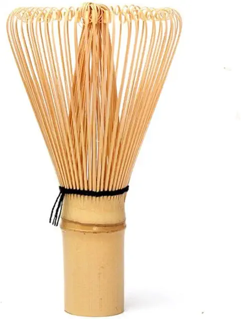 Bamboo Matcha Whisk: 75-80 Prongs for Japanese Tea Ceremony