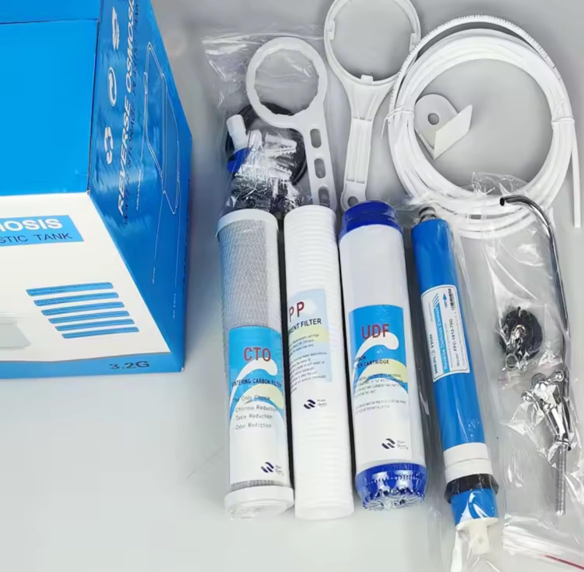 Osmosis Inversa 5 Etapas con Soporte, Purificación de Agua