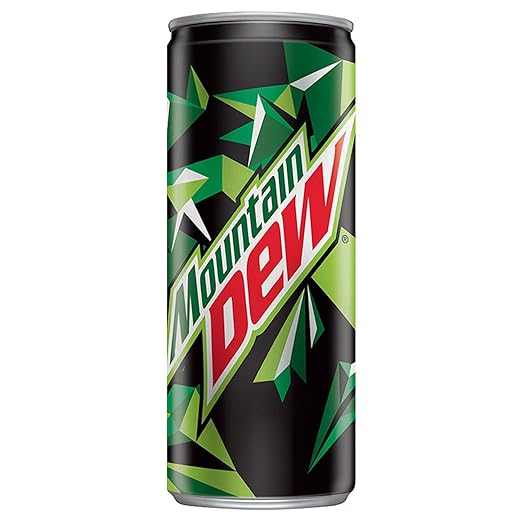 Pepsi Mountain Dew Soft Drink, Can, 250 ml