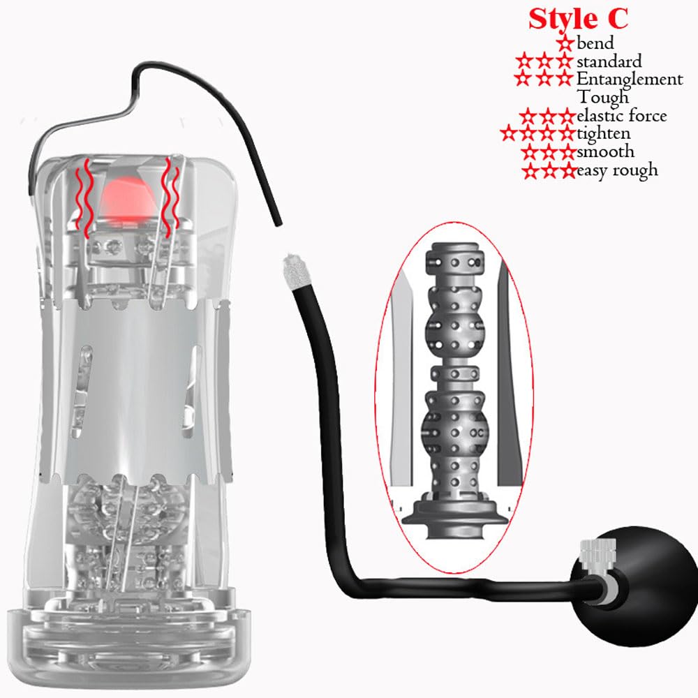 Masturbator Mann Masturbieren für Männer mit 10 Vibrationsmodi, Elektrischer Ausdauer Vibrator Sexspielzeug Penispumpe,C