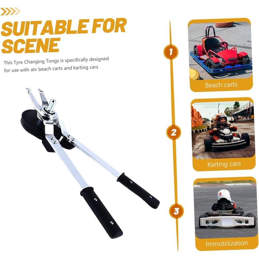 Pinze per Cambio Pneumatici da Kart da Corsa Rimuovono Rapidamente e Facilmente gli Pneumatici da Go Kart, Adatti per Cerchi da 12,7 cm di Diametro