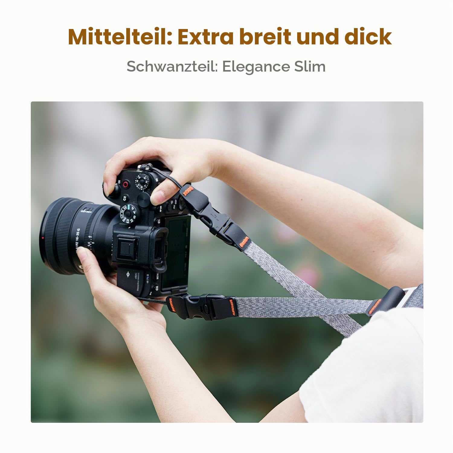 K&F CONCEPT Kamera-Schultergurt für Fotografen Kamera-Umhängegurt