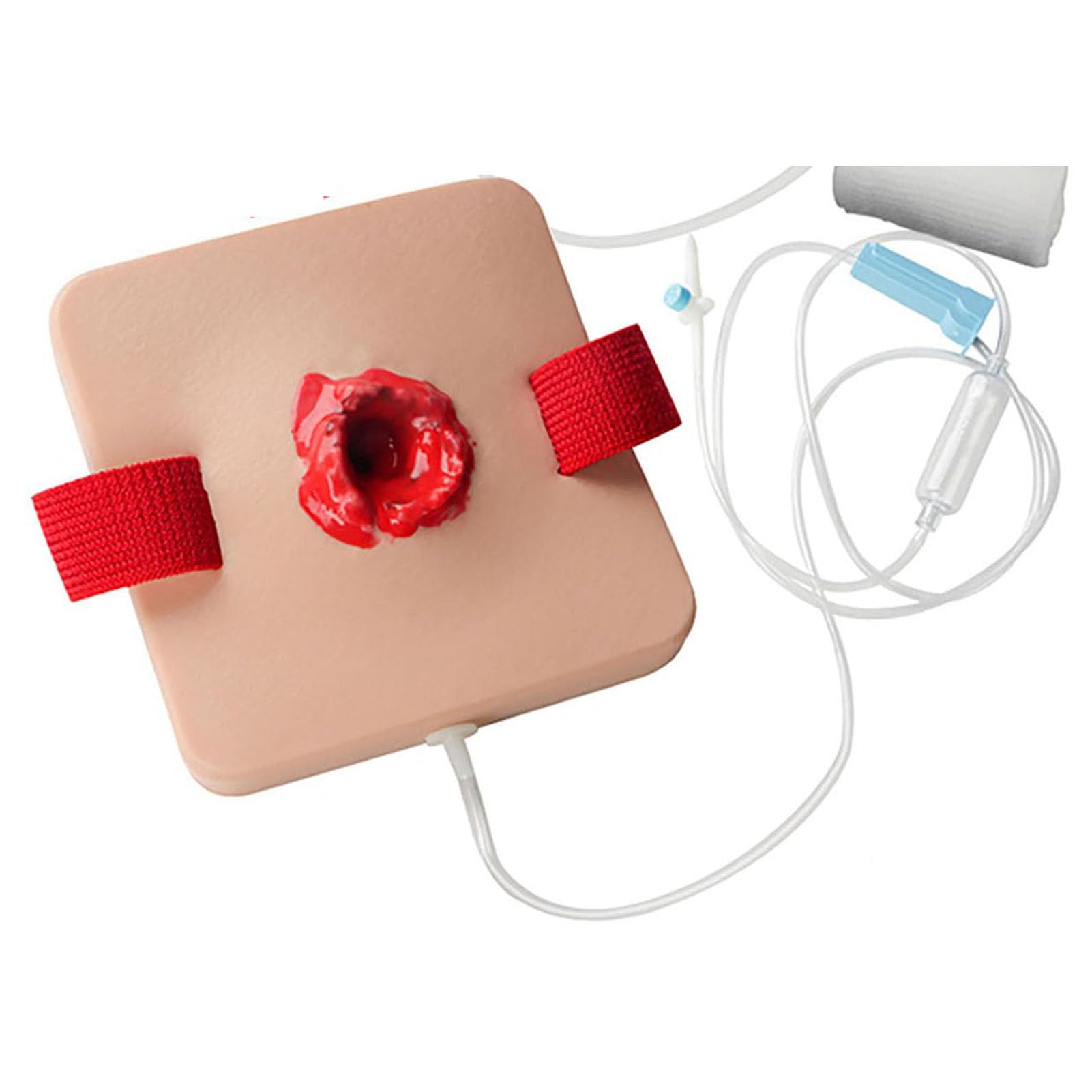 Ltejumq Trauma Model, Simulates Wound Packing And Tourniquet Trainer, Trauma Simulation Wound Practice Model, Bleed Control Suturing Exercises, Provide Realistic First Aid Exercises,100 * 100 * 15Mm