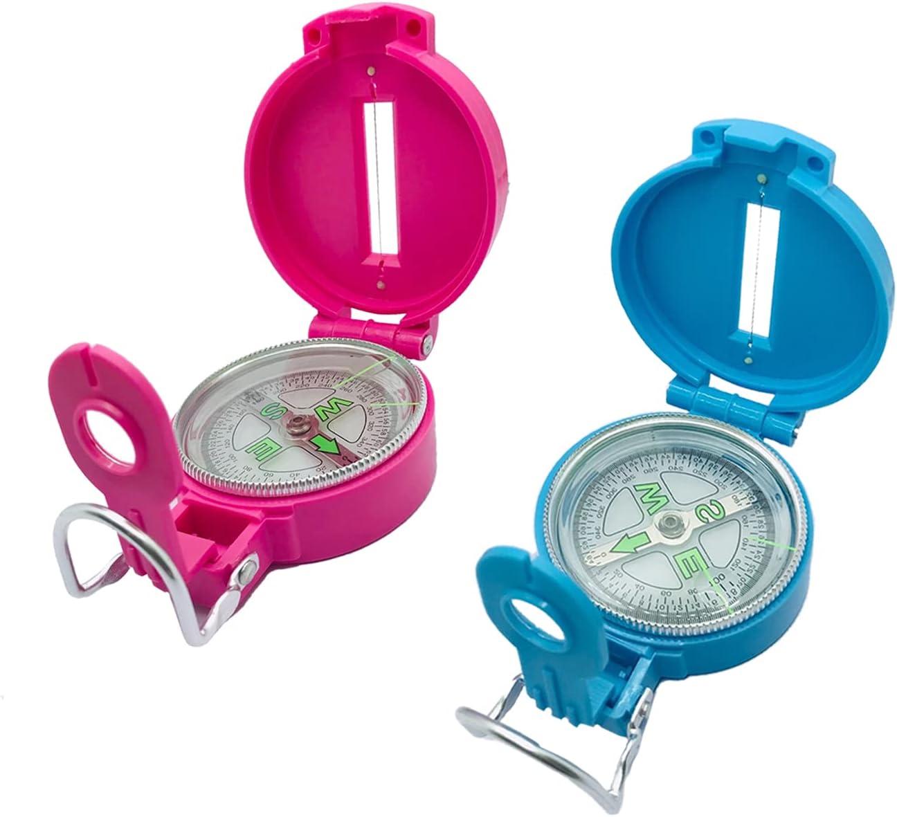 Product image of TurnOnSport Lensatic Compass - Hiking & Camping Navigation - Orienteering & Map Reading - Boy Scout & Professional Field Compass