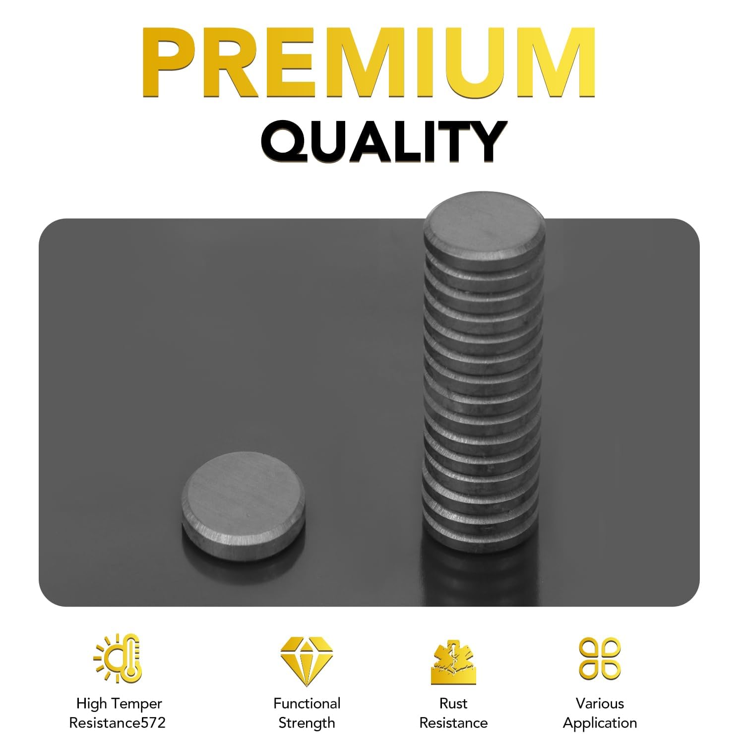 DIYMAG Strong Adhesive Magnets,200pcs 0.6x0.12in Fridge Refrigerator Magnet — Amazon image 3