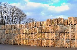 Heinrichs Agrar Brennholz Ofenholz Laubholz-Mix 30kg trocken sofort zu verwenden Kaminholz aus der Layenmühle