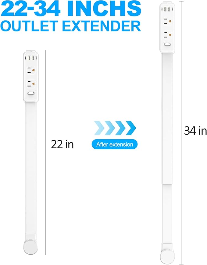 Olcorife extensión con 6 tomas y 4 puertos USB miniatura 2