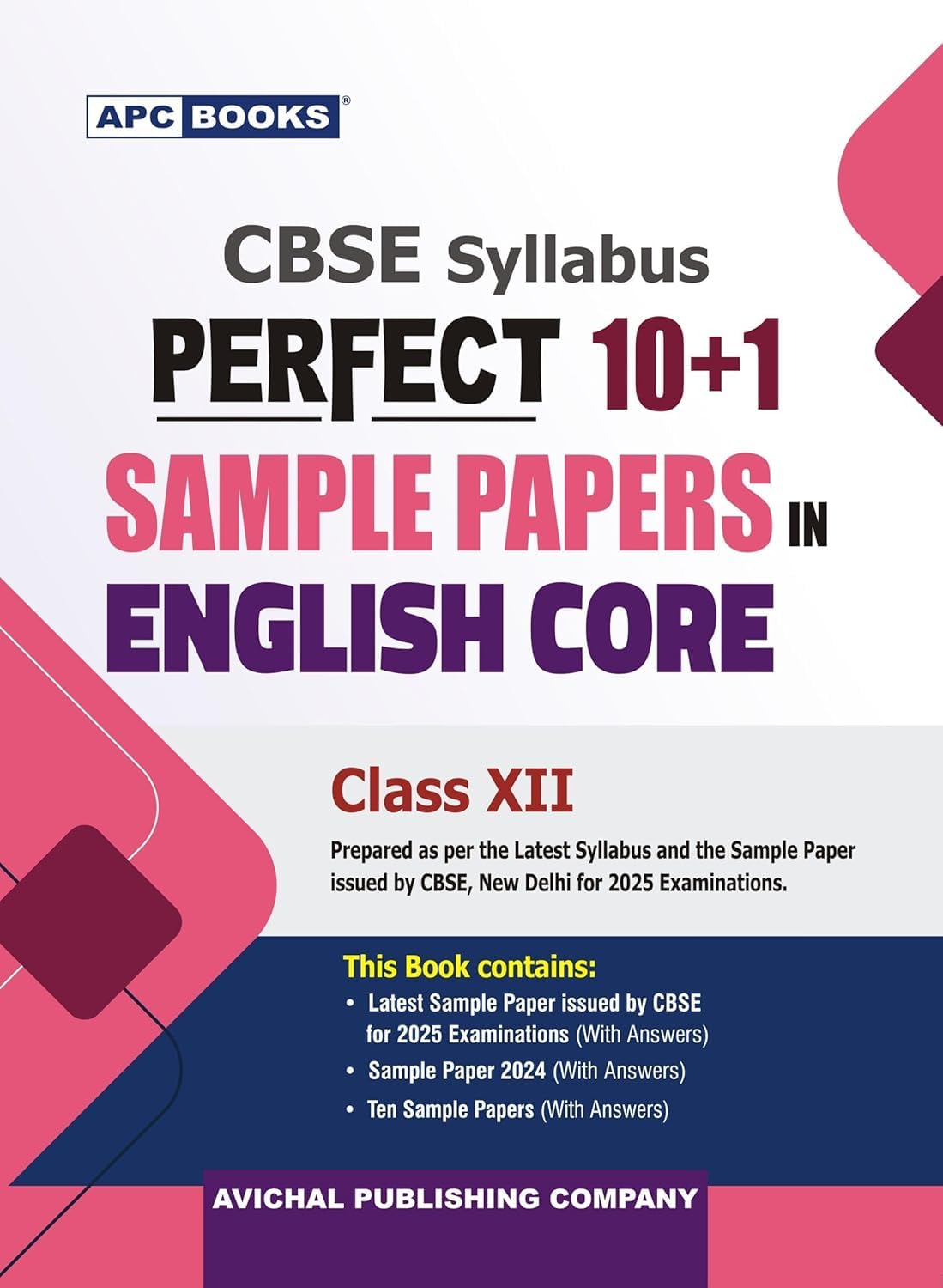 APC Books Perfect 10+1 Sample Papers In English Core Class 12