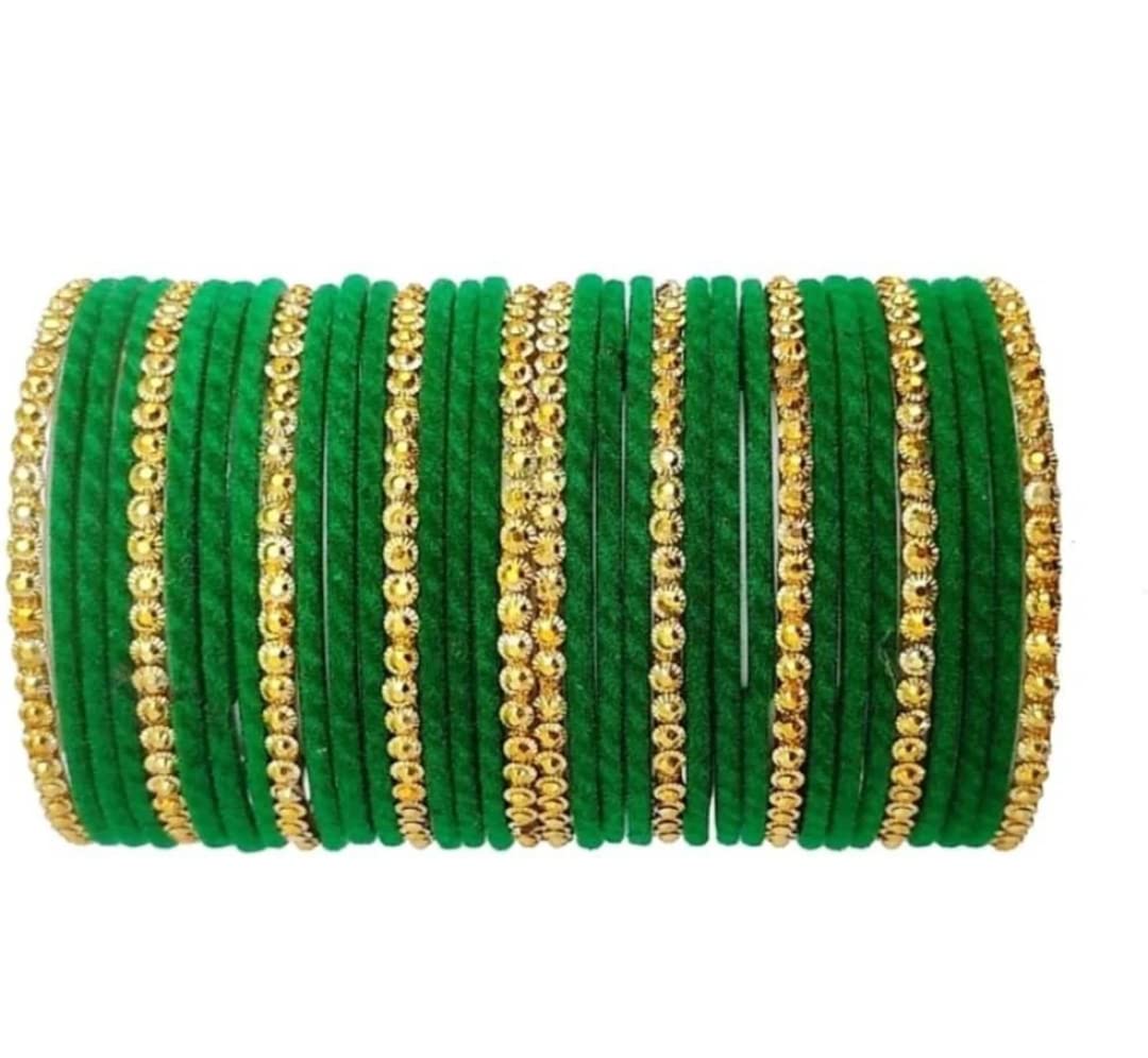 Green and golden glass bangles set for women and girls(pack of 34) (2.10) (B0B7WF8SJK) Amazon Price History, Amazon Price Tracker