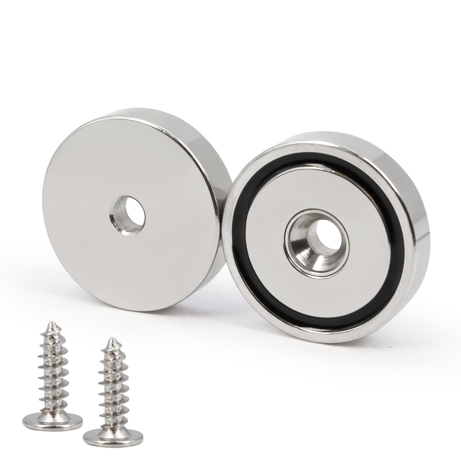 Strong Neodymium Magnets with Holes and Screws, 60lbs - 10 Pack — Amazon image 9