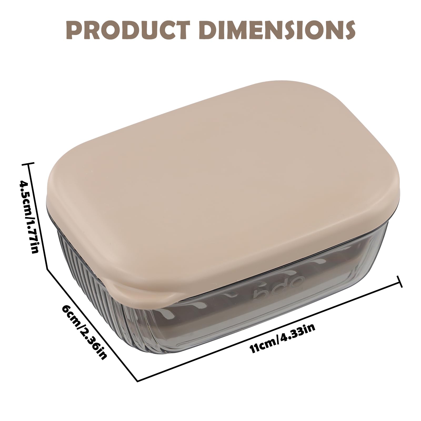 Boîte à Savon De Voyage Étanche - Lot De 2 - Paroi De Drainage Amovible, Couvercle Transparent - Parfaite Pour Camping, Salle De Bain, Sac De Toilette
