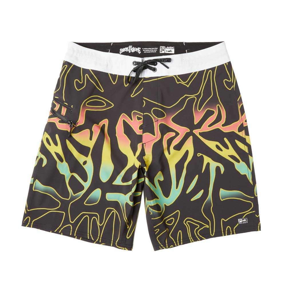 Pelagic Pantaloncino da Bagno Strike 19´´ SF Lionfish Rasta 36