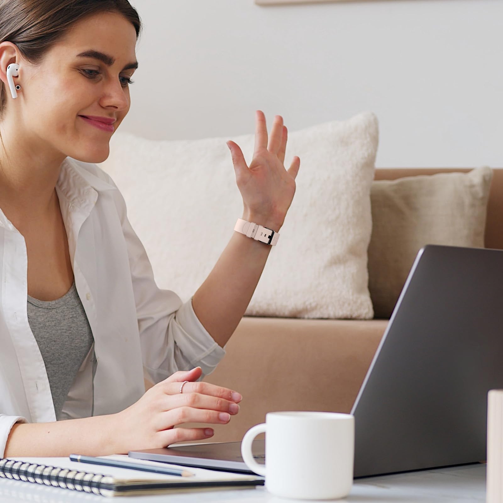 Higgs 22mm Silicone Cinturino Compatibile con Amazfit GTR 3/3 Pro/Amazfit GTR 2/2e/Amazfit GTR 47 mm/Samsung Galaxy Watch 46 mm/Huawei GT 2 46 mm,Sportivo Cinturini Xiaomi Mi Watch/S1/S1 Active