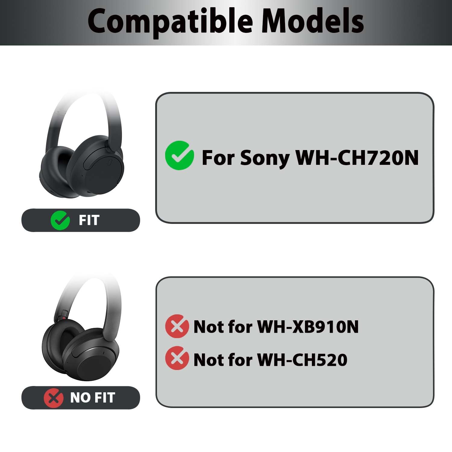 Amazon | Adhiper Sony WH-CH720N/CH720NW ワイヤレスヘッドフォン用