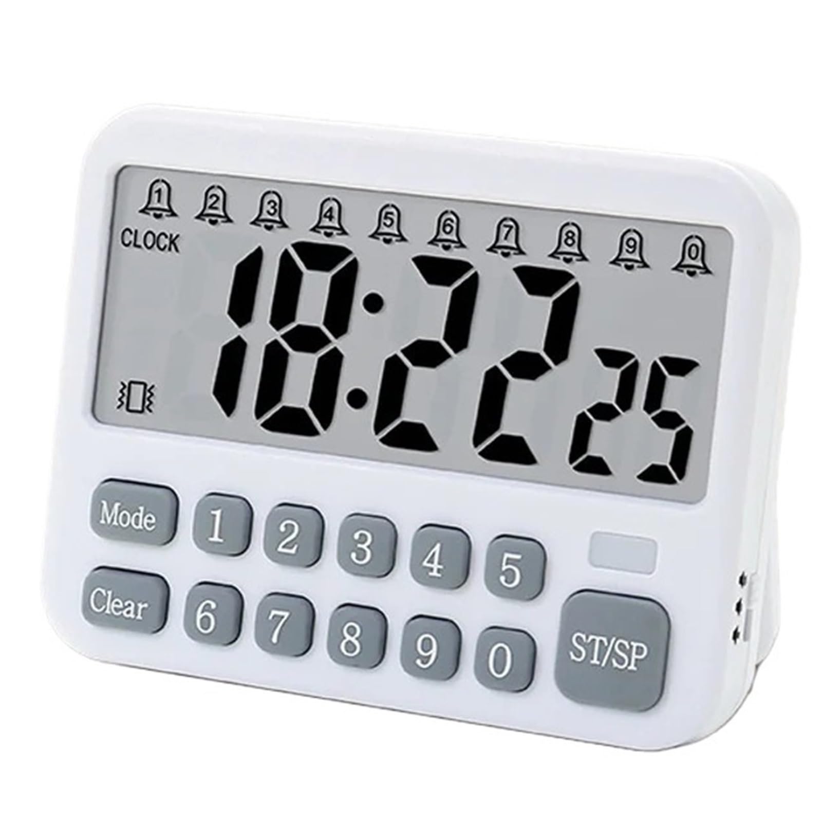 Digital Kitchen Timer 2/10 99 Hours Countdown Mute/Vibration Magnetic(2 Alarms)