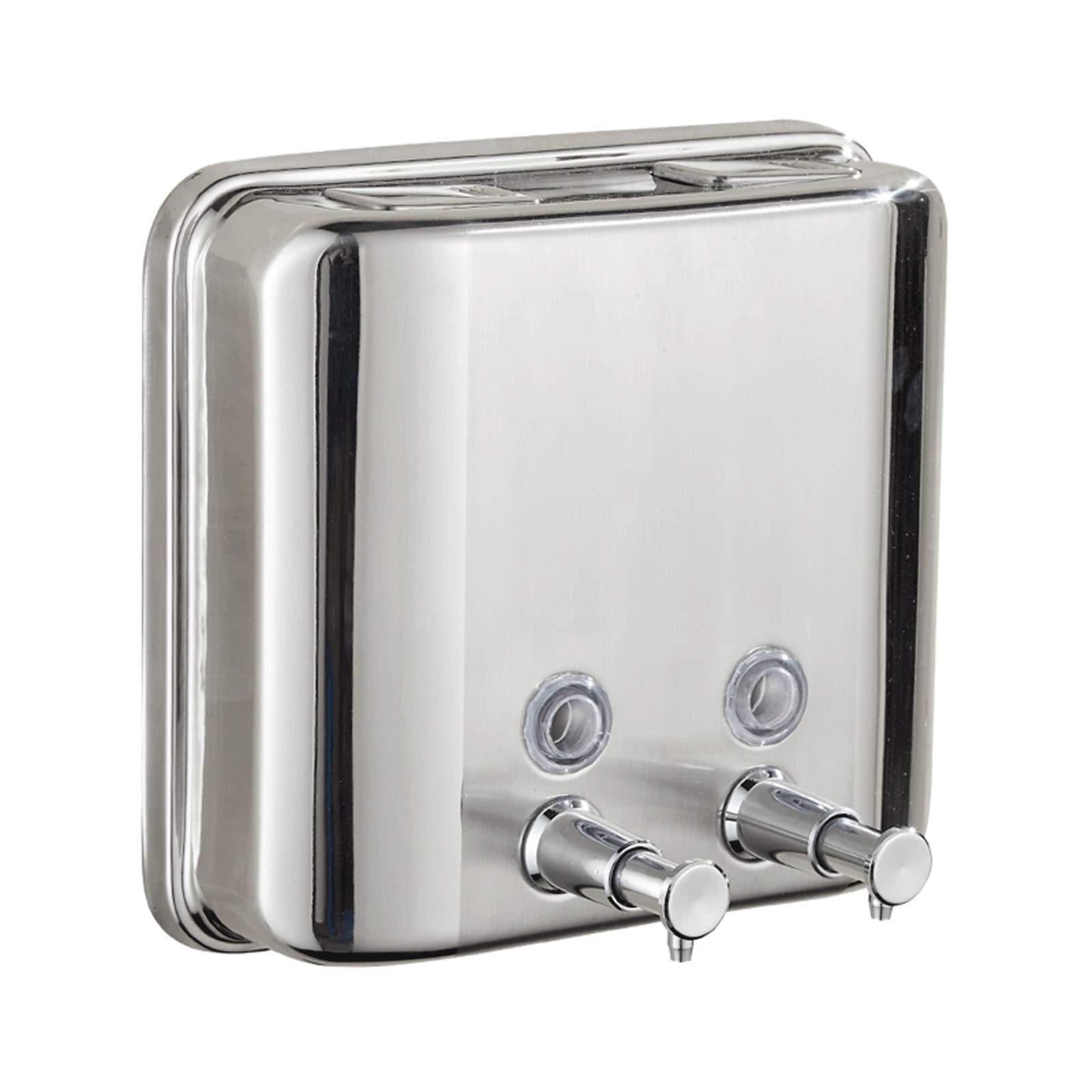 Bottiglie di sapone 304 Acciaio inossidabile Acciaio inox Non perforato Distributore di sapone Mano Sanitizer Hotel Hotel Sapone Bottiglia Bottiglia per doccia a muro Box Gel Erogatore di sapone