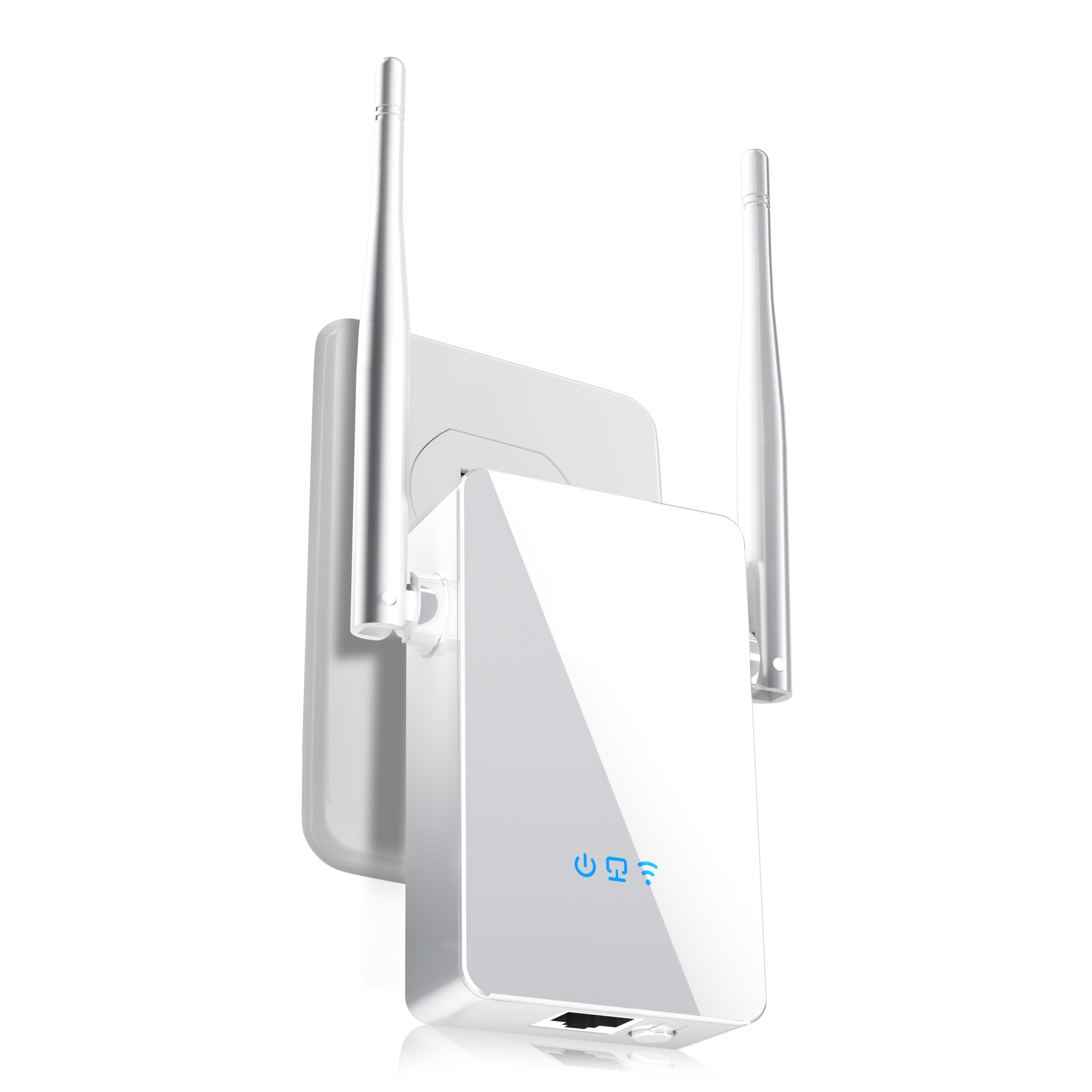 Photo 1 of 2026 WiFi Extender Signal Booster, New Gen Internet Booster for Home, 4X Faster, Covers up to 10,000 sq.ft, Wi-Fi Repeater with Ethernet Port, Wireless Long Range Amplifier, Easy Setup (White)