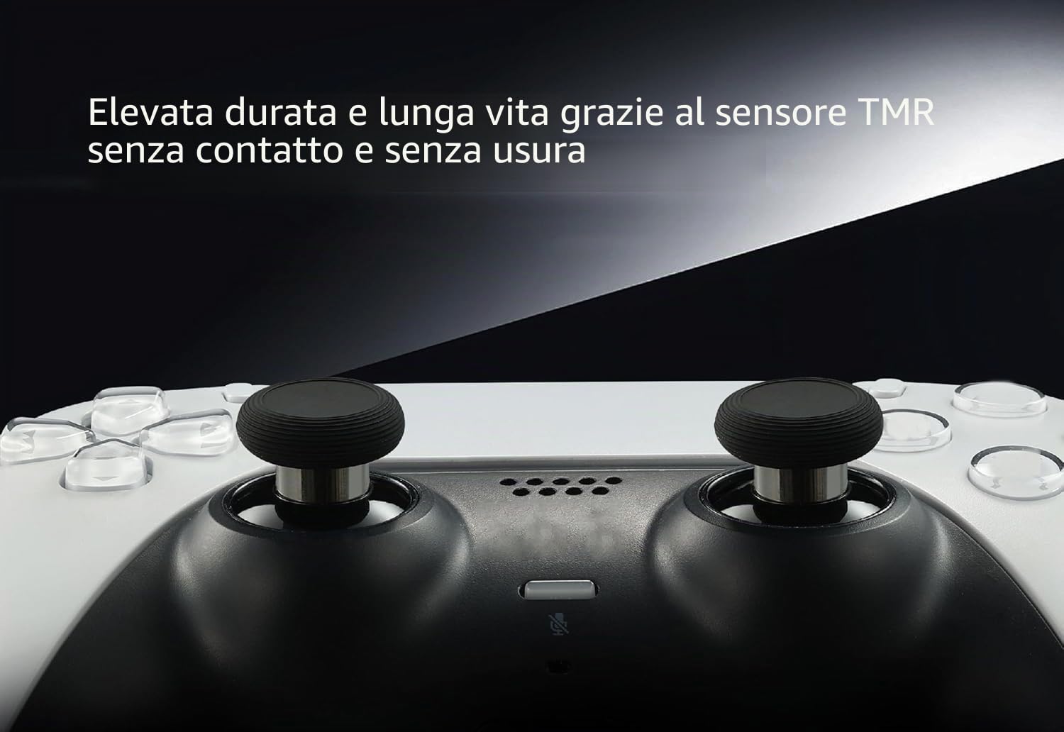 GuliKit TMR - Kit di ricambio per joystick magnetico per controller PS5 DualSense, modulo di riparazione elettromagnetico anti-deriva con tappi per levette, saldatura necessaria (non per DualSense