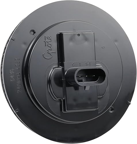 Miniatura 22 de Grote 54702 Luces de giro traseras LED ovaladas de 6 pulgadas con respaldo integrado, carcasa rígida integrada Negro